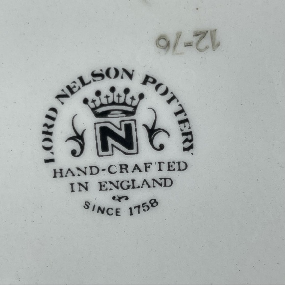 Vintage LORD NELSON POTTERY England CHILD's ALPHABET BOWL AND PLATE - Picture 5 of 16